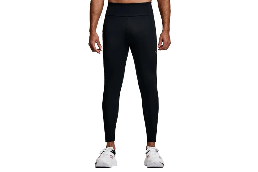 Saucony Fortify Tight Ανδρικό Μακρύ Κολάν Μαύρο
