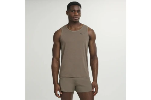 Saucony Stopwatch Singlet Μπλούζα Αμάνικη Ανδρική (SAM800375-PEWH)