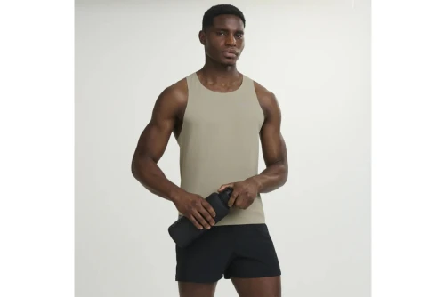 Saucony Stopwatch Singlet Μπλούζα Αμάνικη Ανδρική (SAM800375-SAGH)