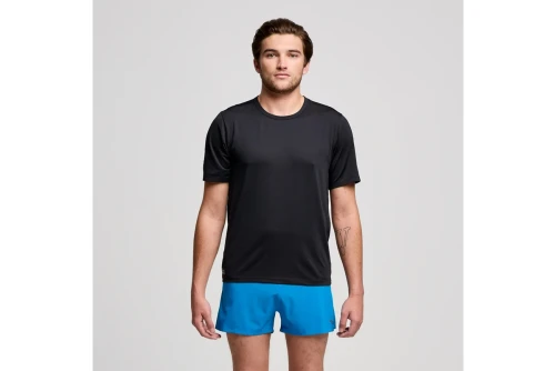 Saucony Stopwatch T-Shirt Ανδρικό (SAM800377-BK)