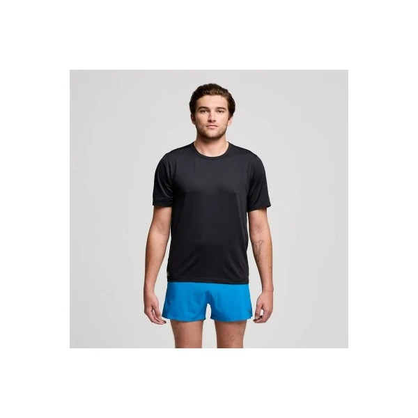Saucony Stopwatch T-Shirt Ανδρικό (SAM800377-BK)