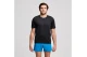 Saucony Stopwatch Ανδρικό Κοντομάνικο T-Shirt Μαύρο