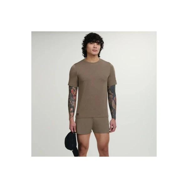 Saucony Stopwatch T-Shirt Ανδρικό (SAM800377-PEWH)