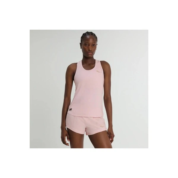 Saucony Stopwatch Singlet Μπλούζα Αμάνικη Γυναικεία (SAW800482-SLKH)