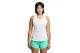 Saucony Stopwatch Singlet Γυναικεία Αμάνικη Μπλούζα Λευκή