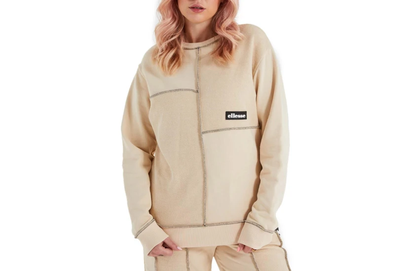 Ellesse Heritage Felicita Sweatshirt Μπλούζα Με Λαιμόκοψη Γυναικεία (SGP15934 BEIGE)