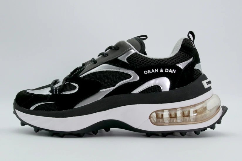 Dsquared2 Bubble Ανδρικά Sneakers Μαύρα, Λευκά, Ασημί