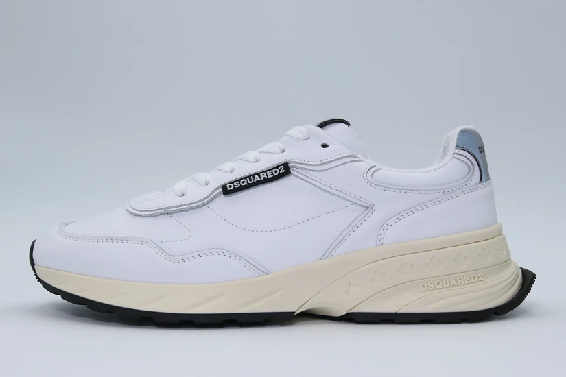 Dsquared2 Sprinter Ανδρικά Sneakers Λευκά, Εκρού