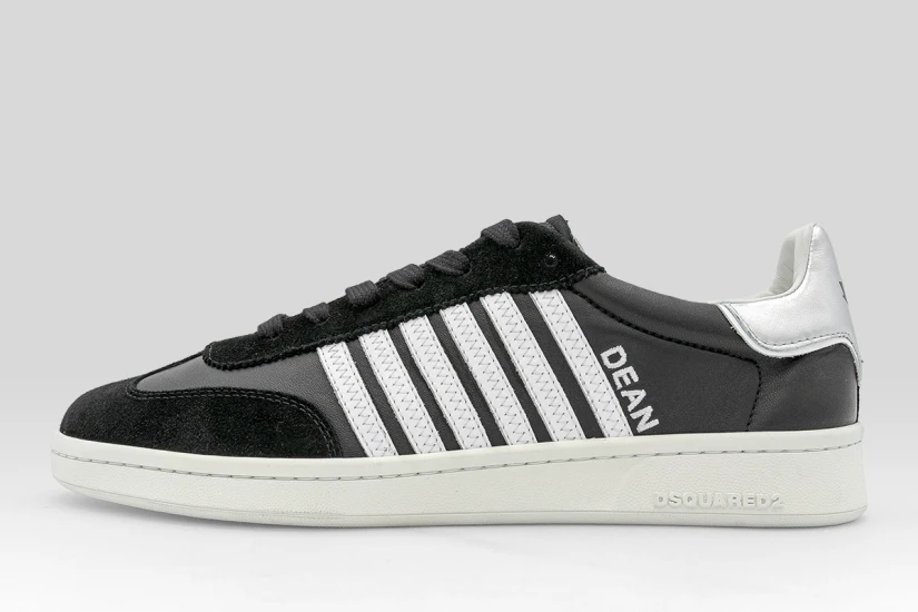 Dsquared2 Boxer Ανδρικά Sneakers Μαύρα, Λευκά