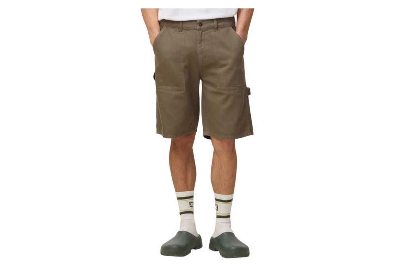 Blue Banana Olive Green Frank Ανδρική Βερμούδα Chino Λαδί