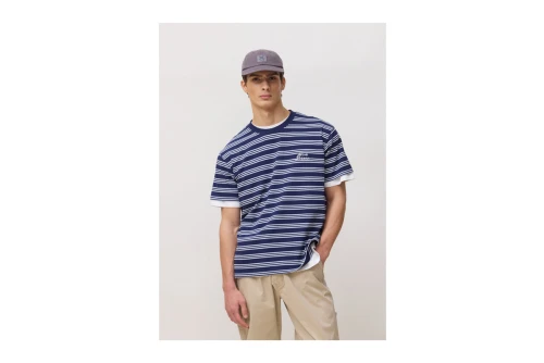 Blue Banana Navy Stripes T-Shirt Ανδρικό (SS26UG011STSBL11)