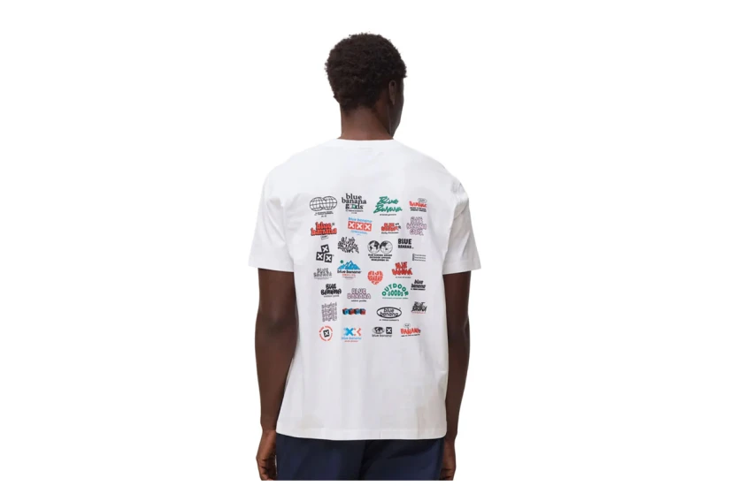 Blue Banana White Ten Ανδρικό Κοντομάνικο T-Shirt Λευκό