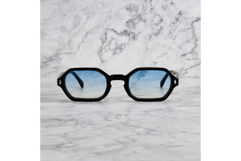 Explicit Poets Steph Unisex Γυαλιά Ηλίου Μαύρα, Μπλε