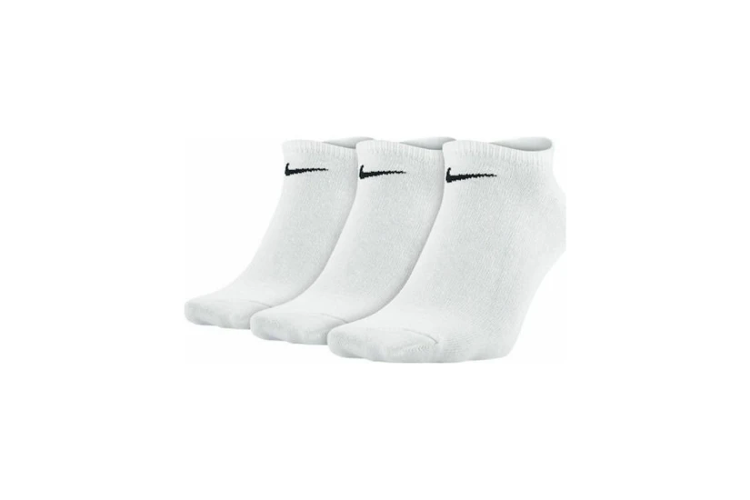 Nike Dri-FIT Lightweight Καλτσάκια Λευκά 3 Ζευγάρια