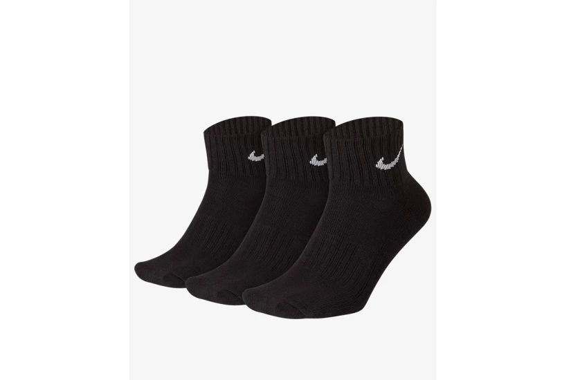 Nike Everyday Cushioned Κάλτσες Κοντές 3 Ζευγάρια (SX4926 001)