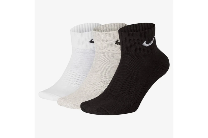 Nike Everyday Cushioned Κάλτσες Κοντές 3 Ζευγάρια (SX4926 901)