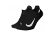 Nike Multiplier Dri-FIT Unisex Καλτσάκια Μαύρα 2 Ζευγάρια