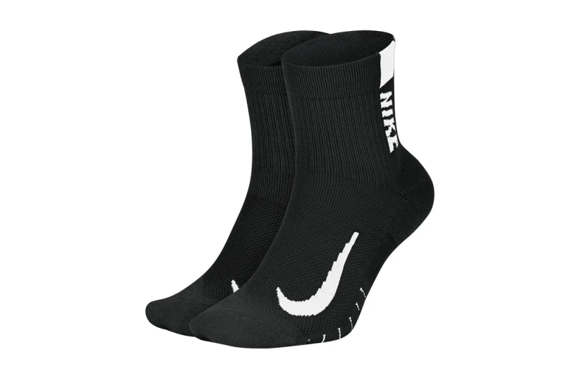 Nike Multiplier Unisex Κοντές Κάλτσες Μαύρες 2 Ζευγάρια