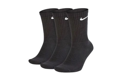 Nike Everyday Cushioned Dri-Fit Kάλτσες Ψηλές 3 Ζευγάρια (SX7664 010)