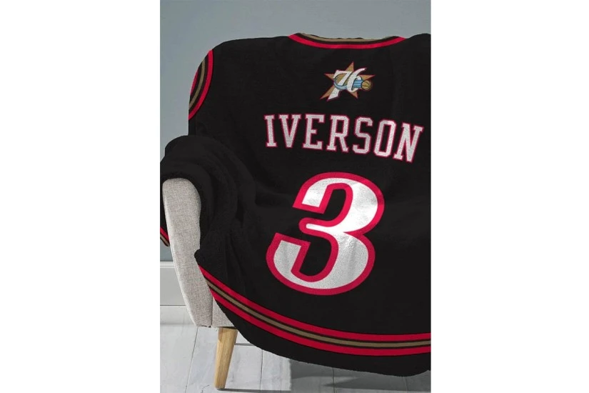 Sleep Squad Allen Iverson Raschel Throw Blanket 60X80In  Κουβέρτα 
