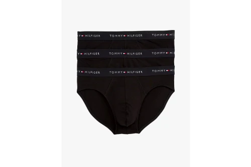 Tommy Jeans Signature Logo Waistband Εσώρουχο Σλιπ Ανδρικό 3-Τεμάχια (UM0UM03471 0WE)