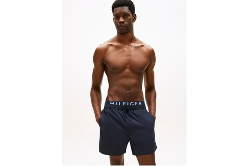 Tommy Jeans Double Waistband Mid Length Μαγιό Σορτς Ανδρικό (UM0UM03749 DW5)