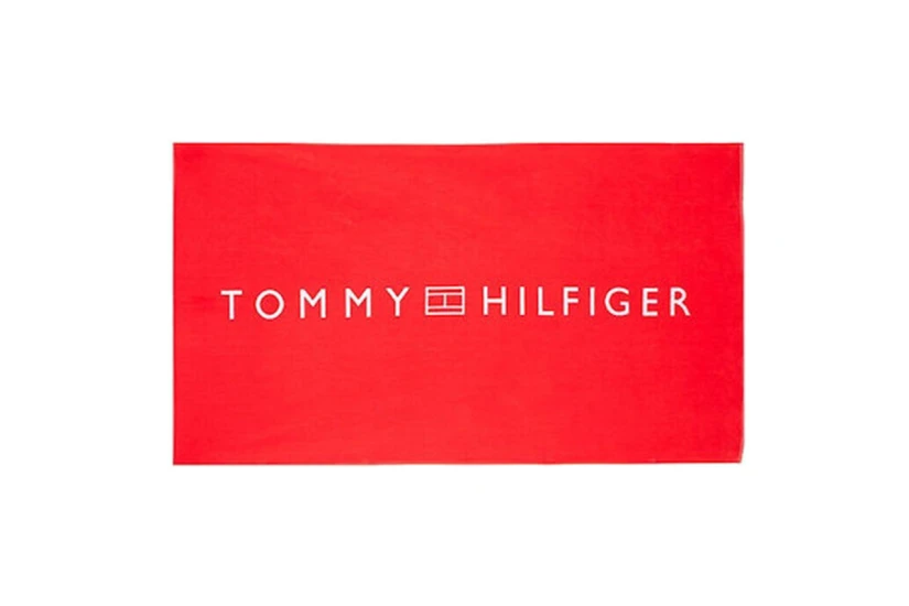 Tommy Jeans Πετσέτα Θαλάσσης Κόκκινη