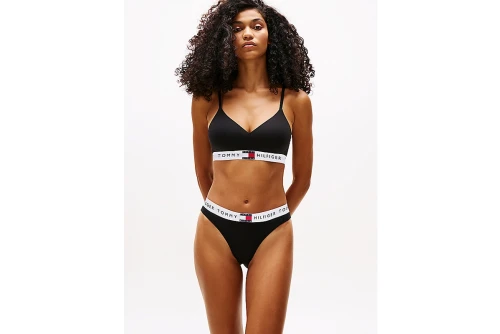 Tommy Jeans Heritage Push-Up Logo Bralette Γυναικείο (UW0UW05715 BDS)
