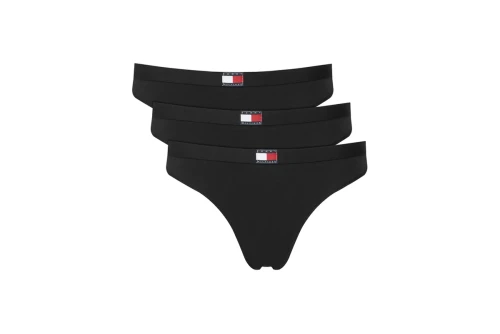 Tommy Jeans Original Logo Waistband Εσώρουχο String 3-Τεμάχια (UW0UW06139 0XK)