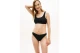 Tommy Jeans Repeat Logo Scoop Neck Γυναικείο Bralette Μαύρο