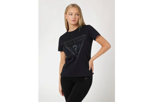 Guess Front Logo T-Shirt Γυναικείο (V2YI07K8HM0 JBLK)