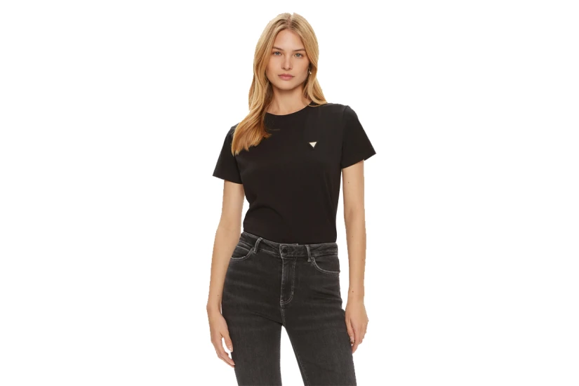 Guess Colette Γυναικείο Κοντομάνικο T-Shirt Μαύρο