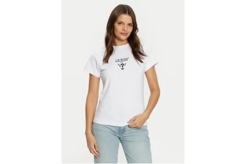 Guess Triangle Logo T-Shirt Γυναικείο (V4YI21KCDH1 G011)