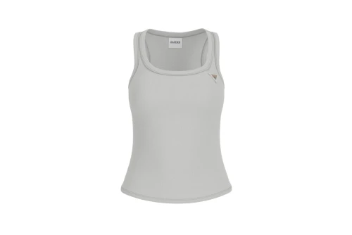 Guess Rib-Knit Μπλούζα Αμάνικη Γυναικεία (V4YP06K8RT2 A92M)