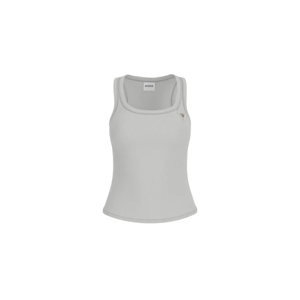 Guess Rib-Knit Μπλούζα Αμάνικη Γυναικεία (V4YP06K8RT2 A92M)