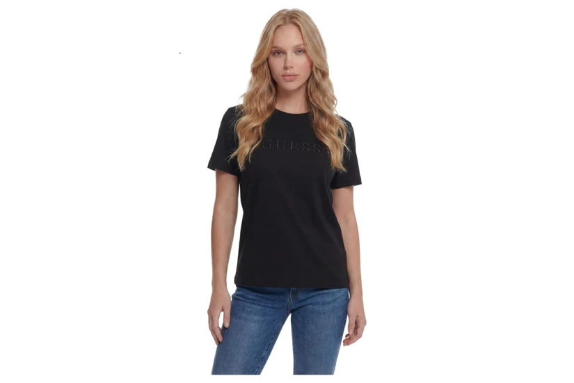 Guess Grazia Slim T-Shirt Γυναικείο (V6BI17K6746 JBLK)