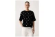 Guess Amalia Allover Logo T-Shirt Γυναικείο (V6BI18K6747 JBLK)
