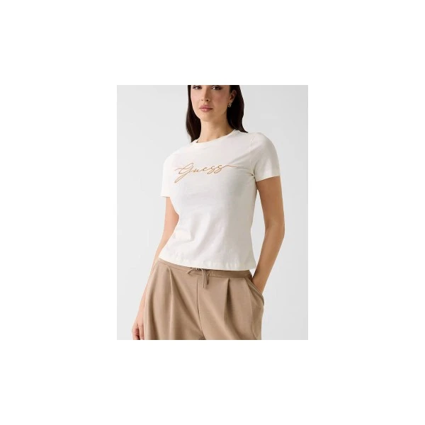 Guess Embroidered Logo T-Shirt Γυναικείο (V6GI01K2962 G1O6)