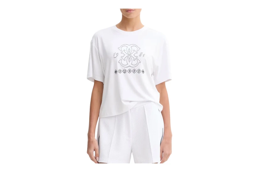 Guess Gabi Γυναικείο Κοντομάνικο T-Shirt Λευκό