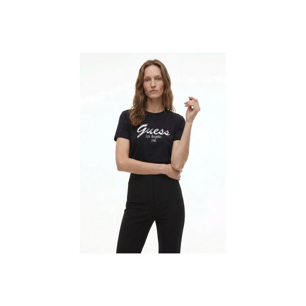 Guess Andrea T-Shirt Γυναικείο (V6GI16K2983 JBLK)