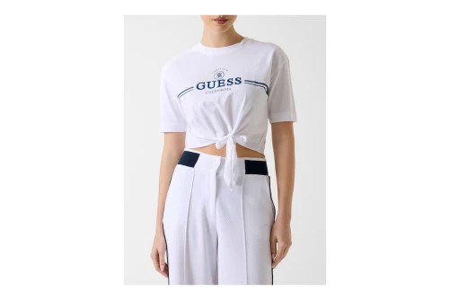Guess Boxy Logo Cropped T-Shirt Γυναικείο (V6GI20K3509 G011)