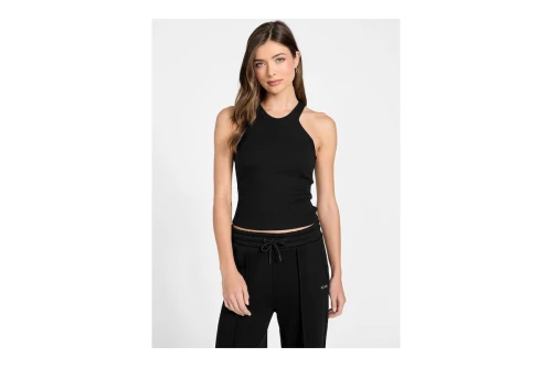 Guess Nat Rib Bra Αμάνικο Top Γυναικείο (V6RP09KD932 JBLK)