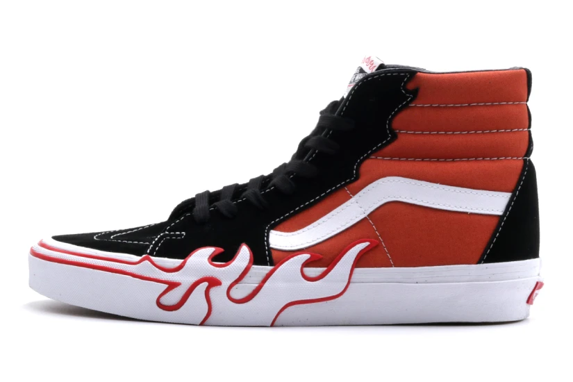 Vans Sk8-Hi Flame Ανδρικά Sneakers Μποτάκια