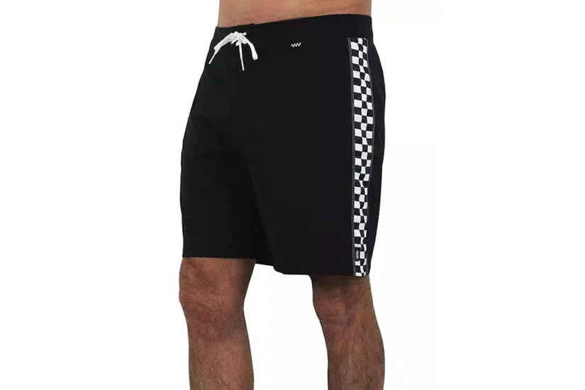 Vans The Daily Sidel Ανδρικό Μαγιό Σορτς Μαύρο & Λευκό
