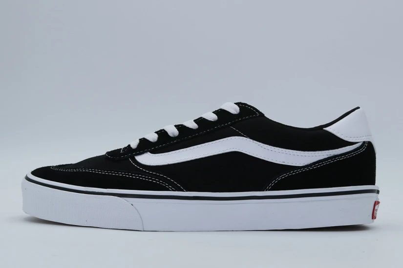 Vans Brooklyn LS Ανδρικά Sneakers Μαύρα, Λευκά