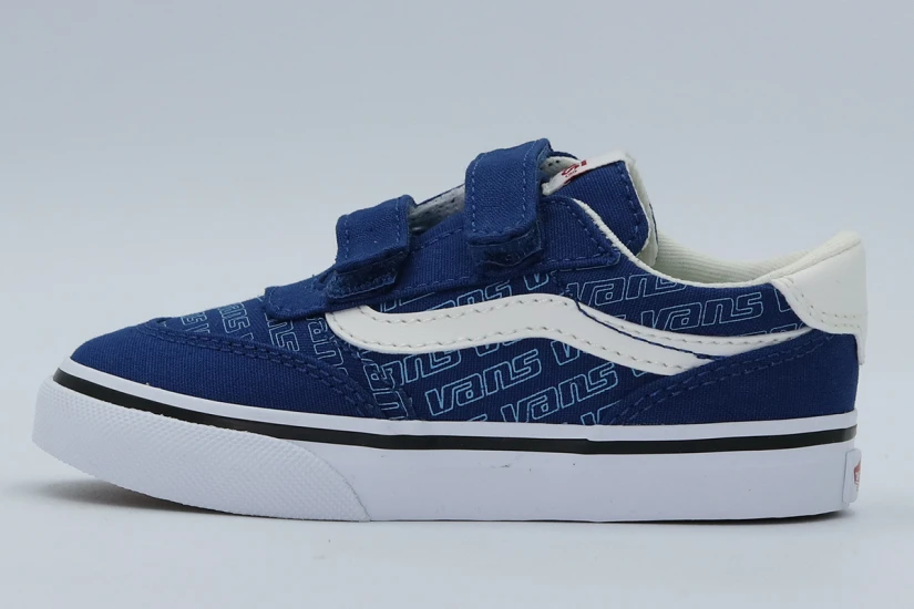 Vans Brooklyn LS V Βρεφικά Sneakers Μπλε, Λευκά