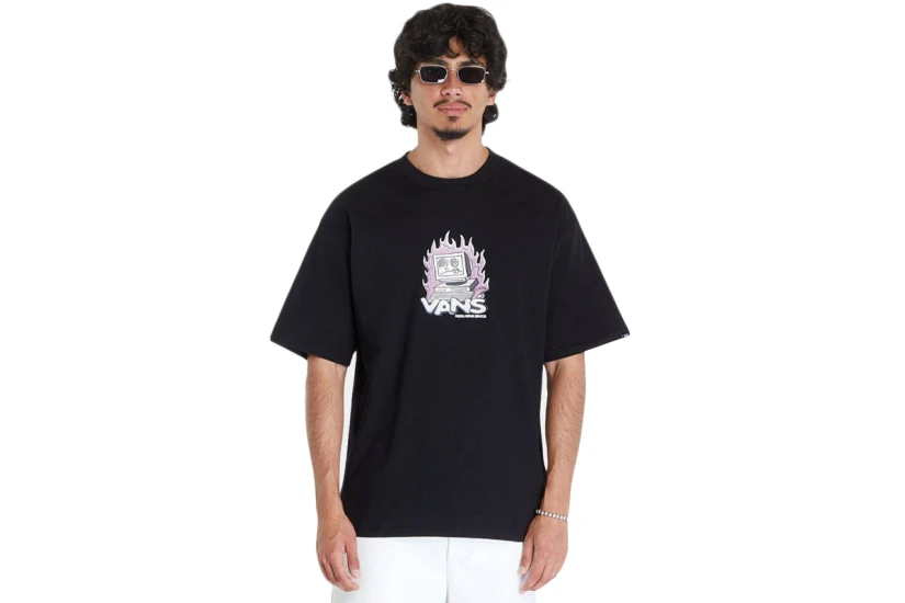 Vans Digital Repair Ανδρικό Κοντομάνικο T-Shirt Μαύρο