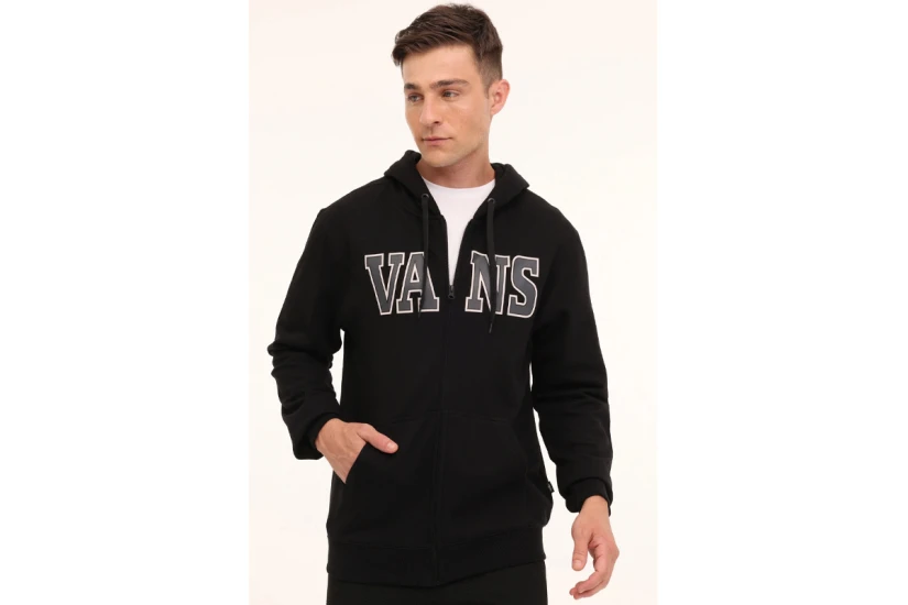 Vans Varcity Ανδρική Ζακέτα Με Κουκούλα Μαύρη