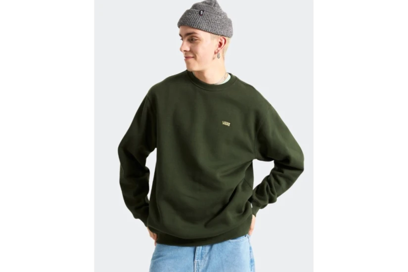 Vans Left Chest IΙ Ανδρική Μακρυμάνικη Μπλούζα Κυπαρισσί
