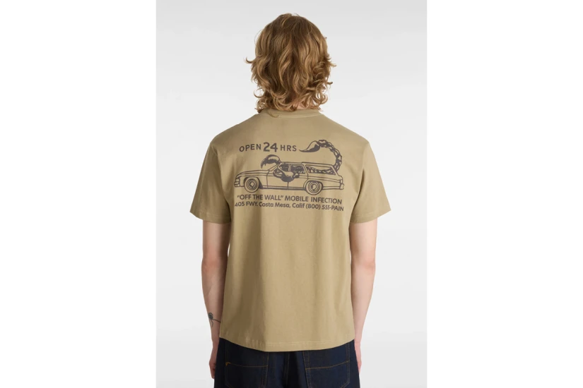 Vans Sting Wagon Ανδρικό Κοντομάνικο T-Shirt Χακί